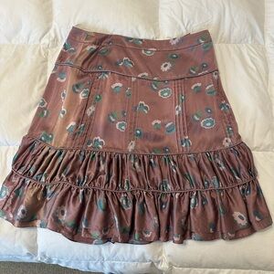 Vintage Marc Jacobs Floral Silk Skirt